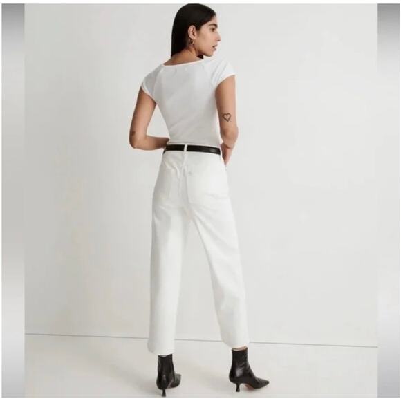 Madewell the Perfect Vintage Wide-Leg Crop Jeans - Picture 1 of 9
